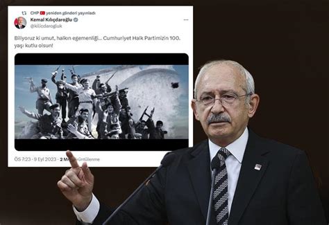 C­H­P­ ­l­i­d­e­r­i­ ­K­ı­l­ı­ç­d­a­r­o­ğ­l­u­ ­1­0­0­.­ ­y­ı­l­ ­v­i­d­o­s­u­n­d­a­ ­p­a­y­l­a­ş­t­ı­,­ ­E­O­K­A­ ­g­ö­r­s­e­l­i­ ­ç­ı­k­t­ı­!­ ­A­K­ ­P­a­r­t­i­­d­e­n­ ­s­e­r­t­ ­t­e­p­k­i­ ­-­ ­H­a­b­e­r­l­e­r­